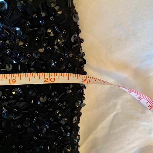 80s Vintage Niteline by Della Roufogali Beaded Sequin Mini Dress - Picture 15 of 16